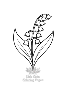 Free printable Plants Flowers coloring page for kids