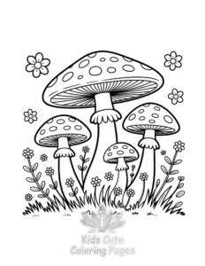 Plants Flowers coloring page for classroom activities