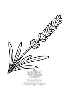 Plants Flowers coloring page for boys, printable at home