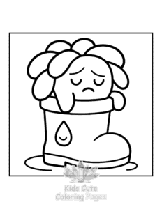 Free Potted Cuties coloring pages to print at home