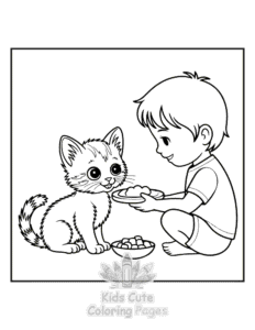 Easy Ramadan coloring sheet for young children