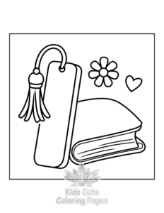 Simple Reading Era coloring page for toddlers