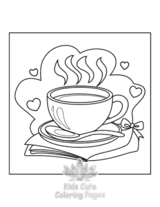 Simple Reading Era coloring page for toddlers