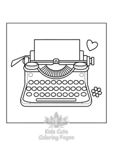 Reading Era coloring page for girls, free to print