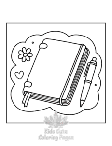 Easy Reading Era coloring sheet for young children
