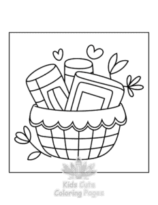 Reading Era coloring page for girls, free to print