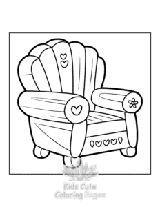 Simple Reading Era coloring page for toddlers