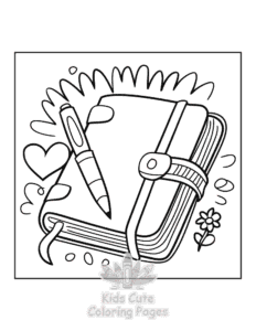 Printable Reading Era coloring sheet for preschoolers