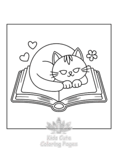 Easy Reading Era coloring sheet for young children