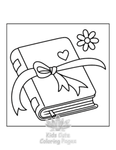 Reading Era coloring page for girls, free to print