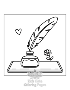Reading Era coloring page for boys, printable at home