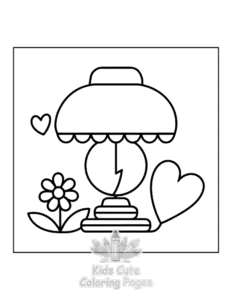 Simple Reading Era coloring page for toddlers