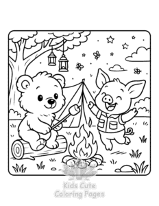 Safari Days coloring page for boys, printable at home