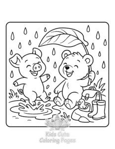 Free printable Safari Days coloring page for kids