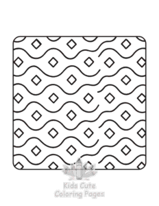 Free printable Satisfying Patterns coloring page for kids