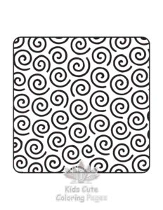 Simple Satisfying Patterns coloring page for toddlers