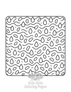 Simple Satisfying Patterns coloring page for toddlers
