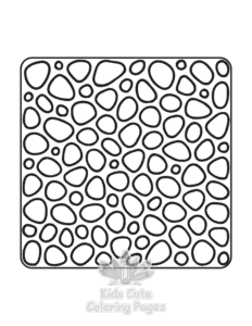 Printable Satisfying Patterns coloring sheet for preschoolers