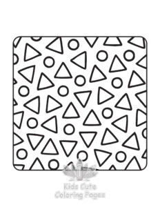 Satisfying Patterns coloring page for classroom activities