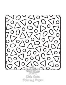 Satisfying Patterns coloring page for girls, free to print