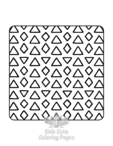 Satisfying Patterns coloring page for classroom activities