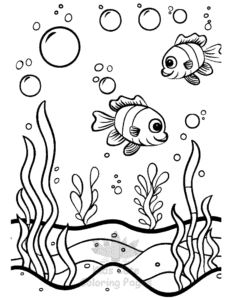 Free printable Sea coloring page for kids