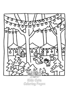 Free Secret Forest coloring pages to print at home
