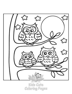 Secret Forest coloring page for girls, free to print