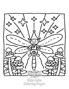 Secret Forest coloring page for classroom activities