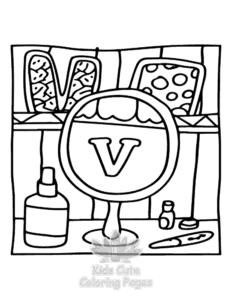 Easy Secret Forest coloring sheet for young children