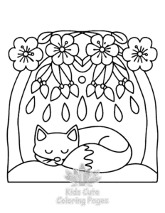 Secret Forest coloring page for boys, printable at home