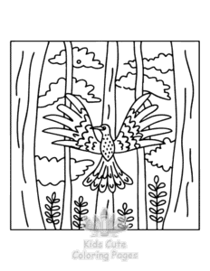 Free Secret Forest coloring pages to print at home