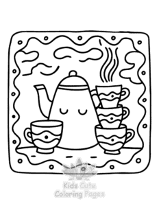 Easy Self Love Girl Therapy coloring sheet for young children