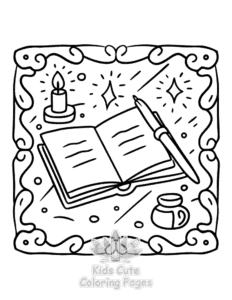 Self Love Girl Therapy coloring page for girls, free to print