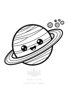 Free printable Space coloring page for kids