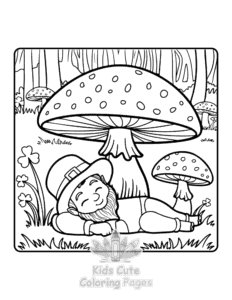 St Patricks coloring page for girls, free to print