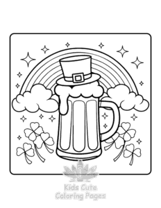 Free St Patricks coloring pages to print at home