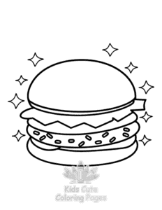 Dibujo simple de alivio del estrés para colorear para niños pequeños