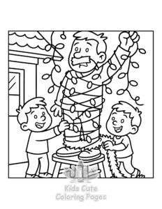 Printable Super DAD coloring sheet for preschoolers