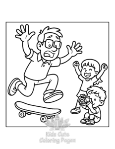 Free Super DAD coloring pages to print at home