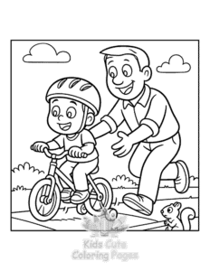 Super DAD coloring page for boys, printable at home