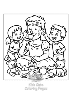 Easy Super DAD coloring sheet for young children