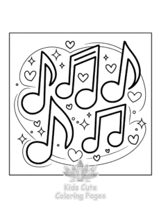 Free Sweet Hearts coloring pages to print at home