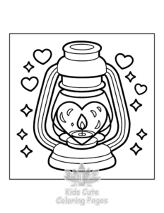 Free Sweet Hearts coloring pages to print at home