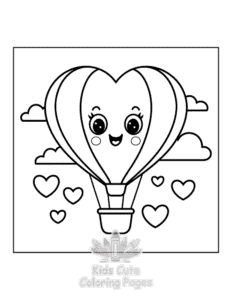 Free Sweet Hearts coloring pages to print at home