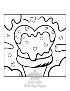 Free Sweet Hearts coloring pages to print at home