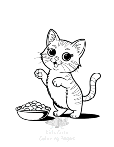 Free Tiny Cats coloring pages to print at home
