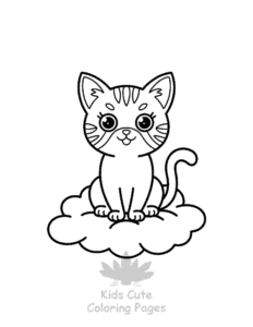 Free Tiny Cats coloring pages to print at home