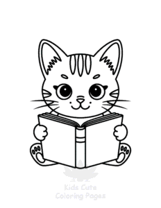 Free printable Tiny Cats coloring page for kids