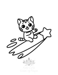 Tiny Cats coloring page for girls, free to print